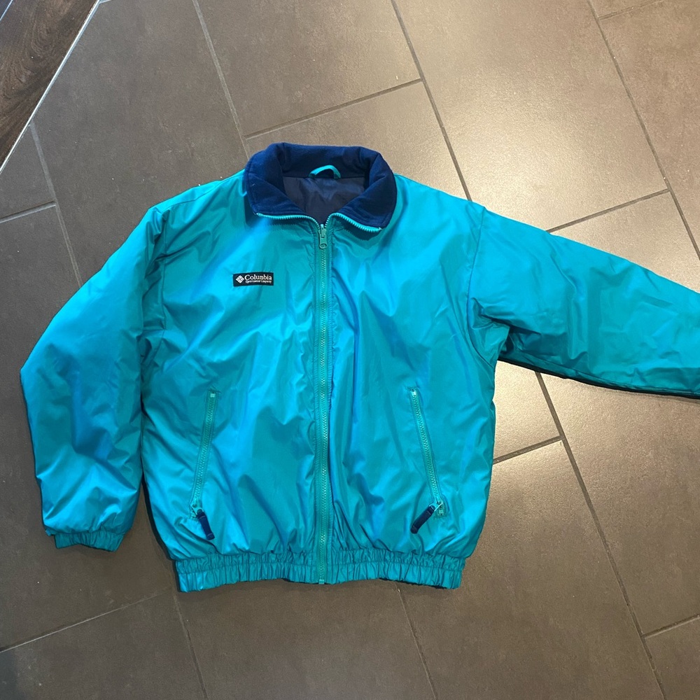 Vintage blue Columbia jacket